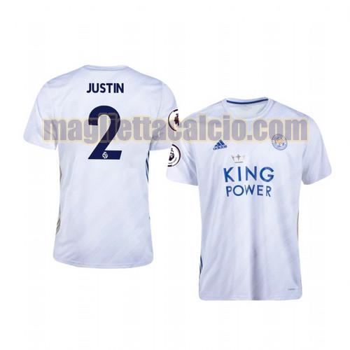 maglia james justin 2 leicester city uomo seconda 2020-2021