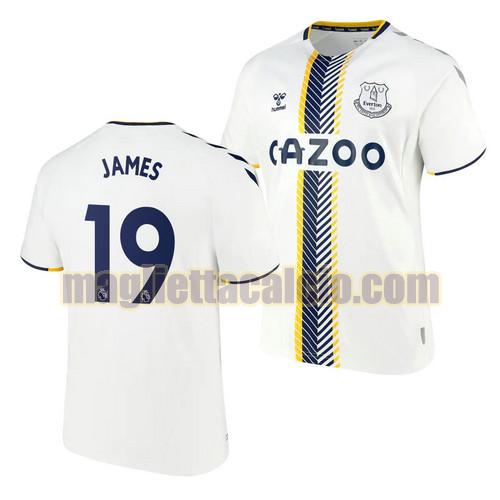 maglia james rodriguez 19 everton uomo terza 2021-2022