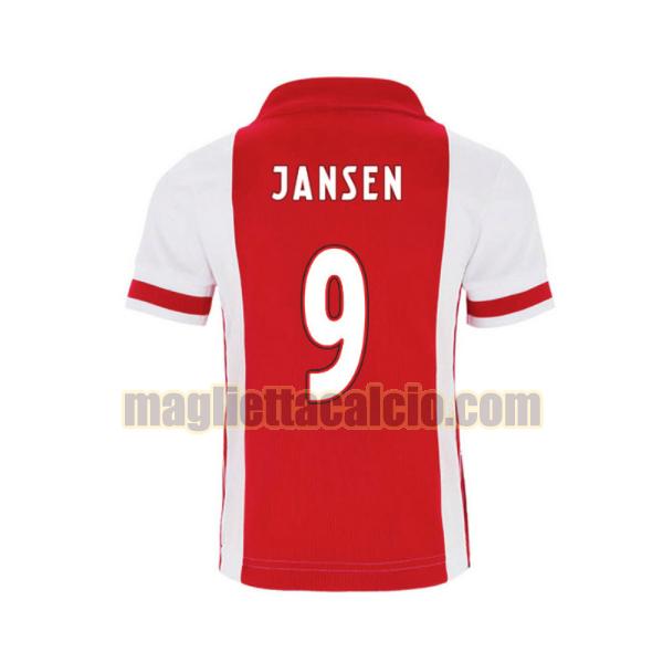 maglia jansen 9 ajax uomo prima 2020-2021