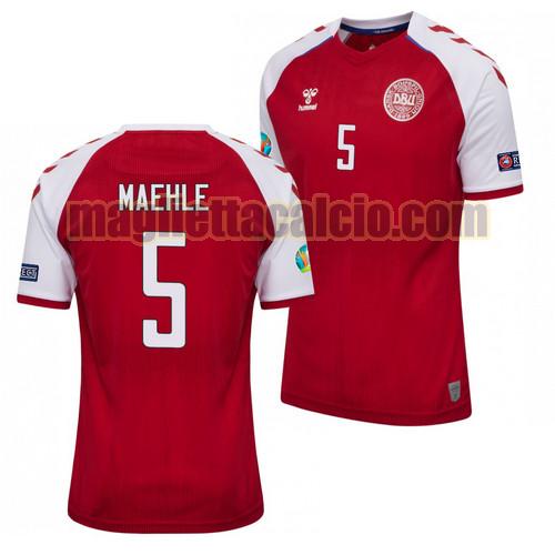 maglia joakim maehle 5 denmark uomo prima 2021-2022