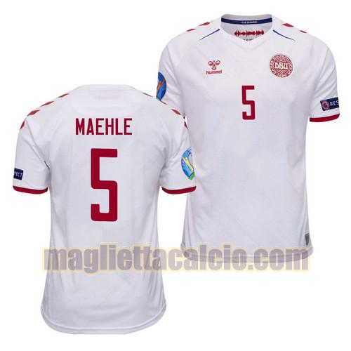maglia joakim maehle 5 denmark uomo seconda 2021-2022