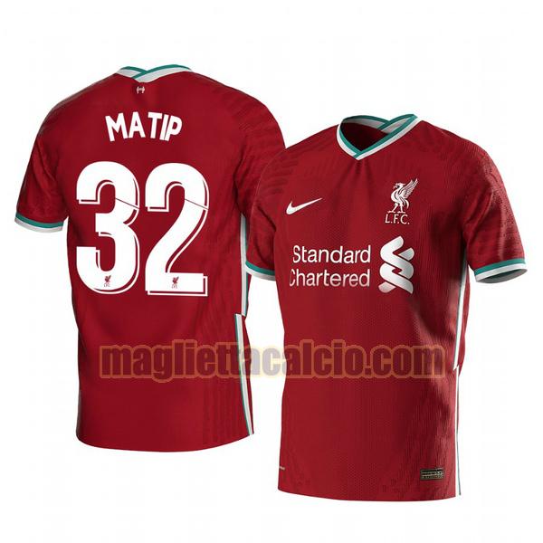 maglia joel matip 32 liverpool uomo prima 2020-2021