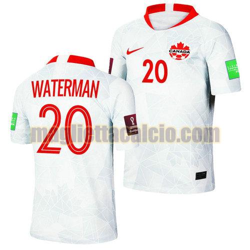 maglia joel waterman 20 canada uomo seconda 2022