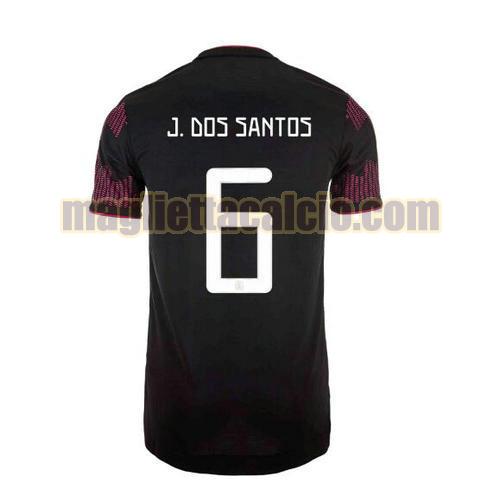 maglia jonathan dos santos 6 messico uomo prima 2021-2022
