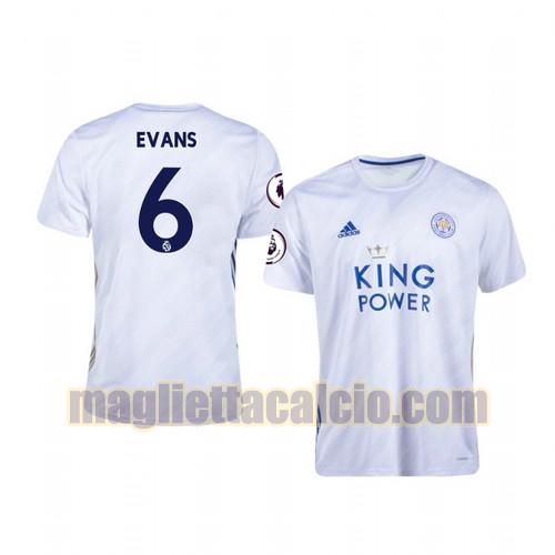 maglia jonny evans 6 leicester city uomo seconda 2020-2021