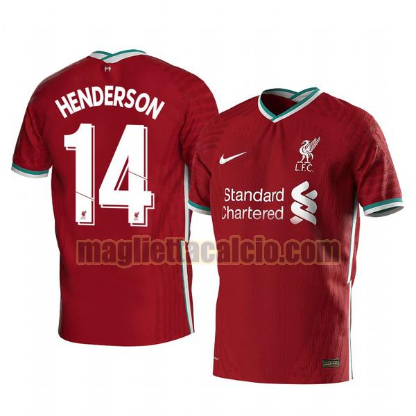 maglia jordan henderson 14 liverpool uomo prima 2020-2021