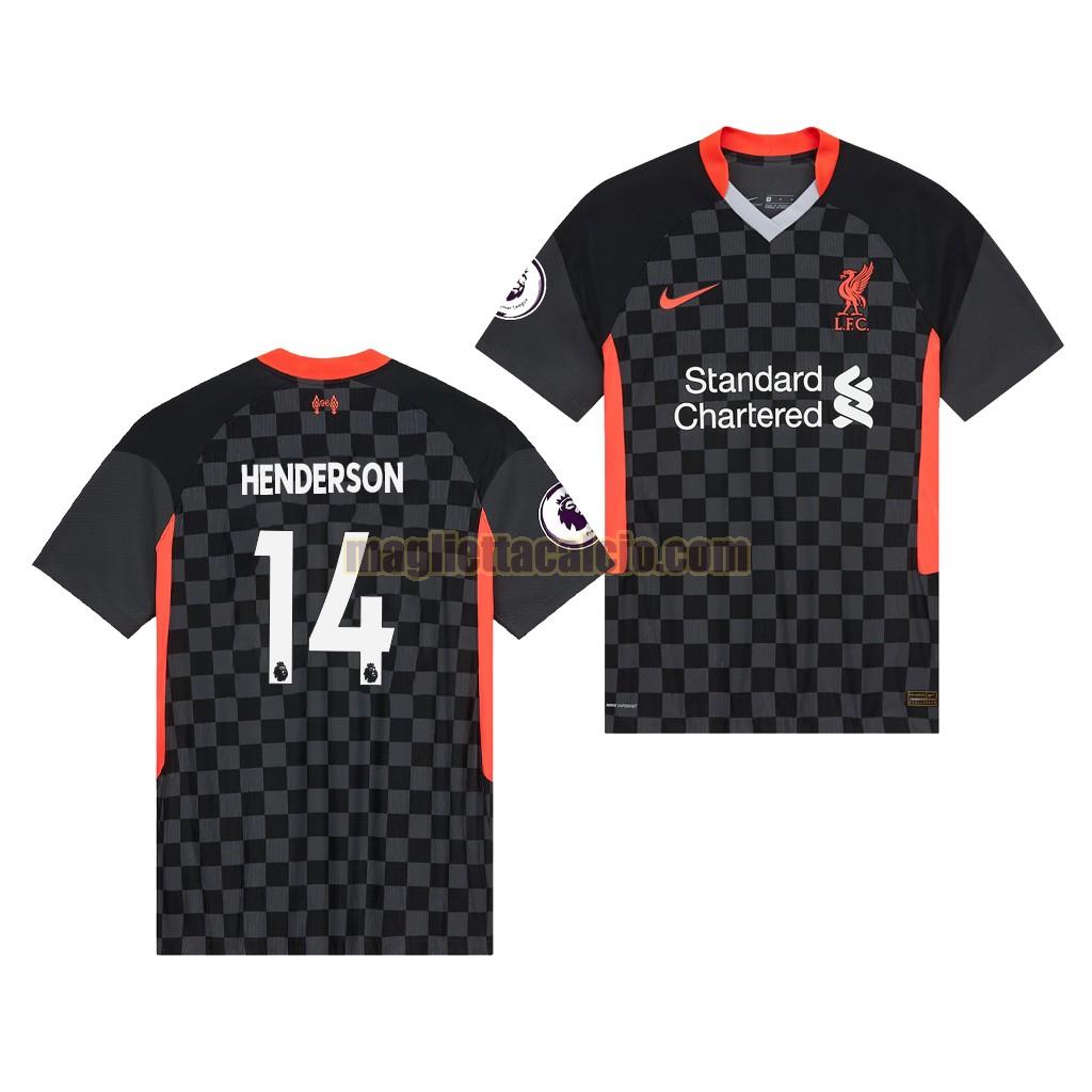 maglia jordan henderson 14 liverpool uomo terza 2020-2021