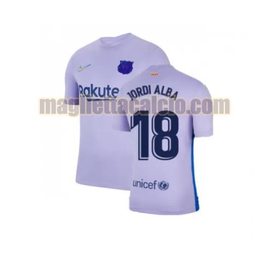 maglia jordi alba 18 barcellona uomo seconda 2021-2022