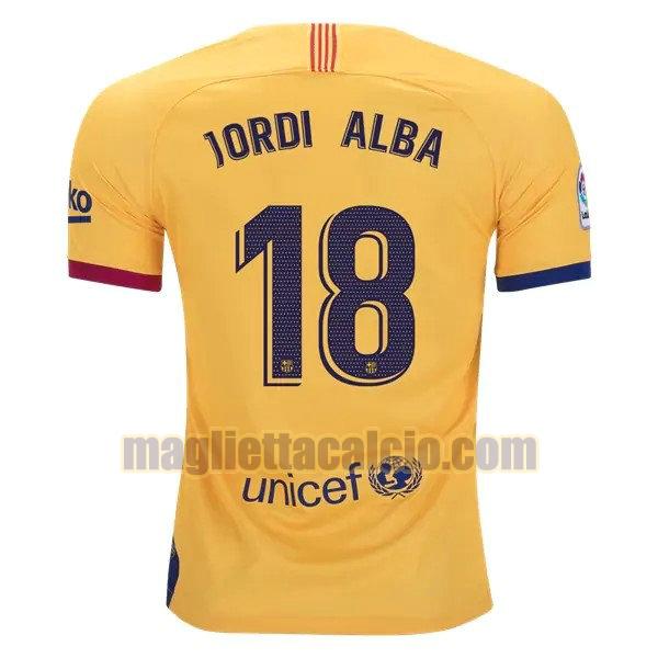 maglia jordi alba 18 barcellona uomo seconda divise 2019-2020