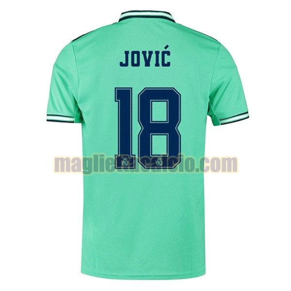 maglia jovic 18 real madrid uomo terza divise 2019-2020