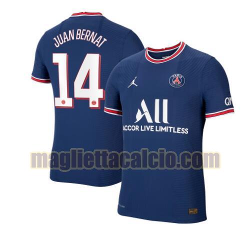 maglia juan bernat 14 paris saint germain uomo prima 2021-2022