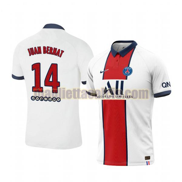 maglia juan bernat 14 paris saint germain uomo seconda 2020-2021