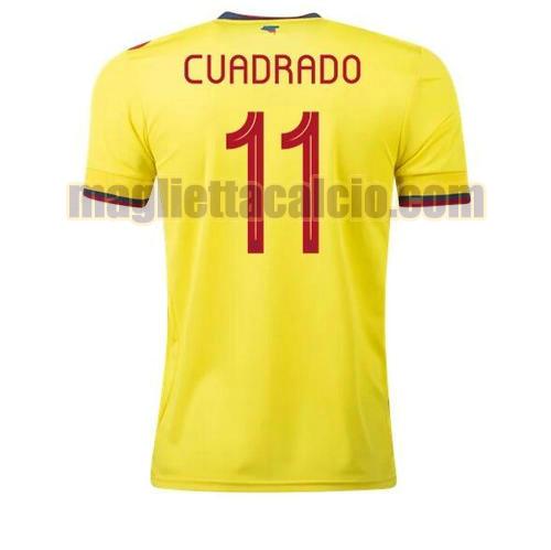 maglia juan cuadrado 11 colombia uomo prima 2021-2022
