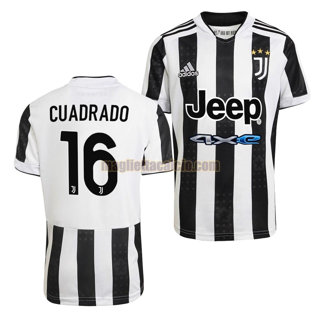 maglia juan cuadrado 16 juventus uomo prima 2021-2022