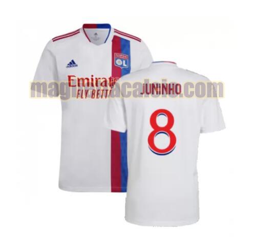 maglia juninho 8 olympique lyon uomo prima 2021-2022