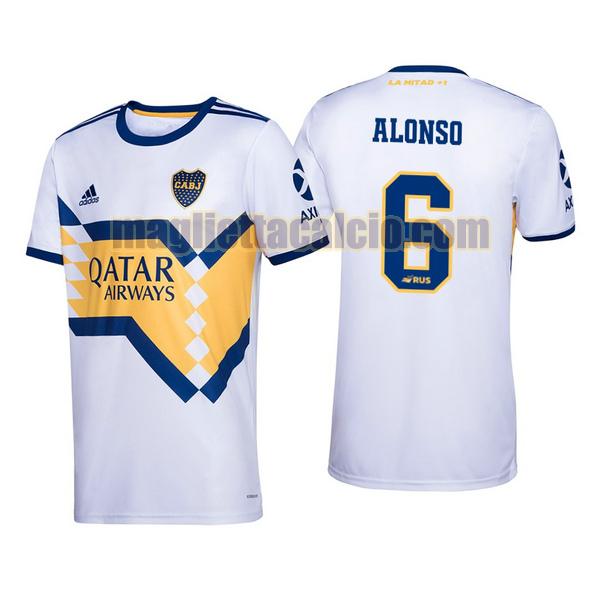 maglia junior alonso 6 boca juniors uomo seconda 2020-2021