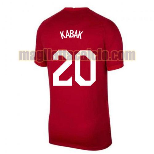 maglia kabak 20 turchia uomo seconda 2020-2021