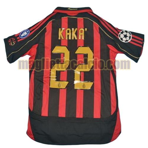 maglia kaka 22 ac milan uomo prima divisa 2006-2007