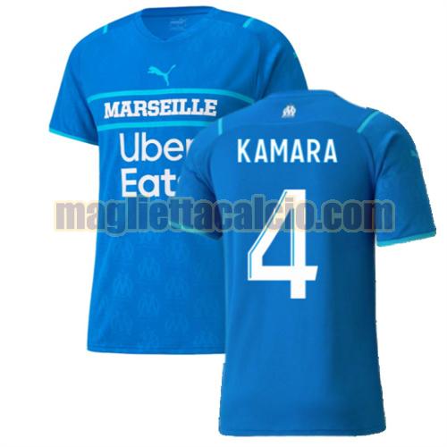 maglia kamara 4 olympique marsiglia uomo terza 2021-2022