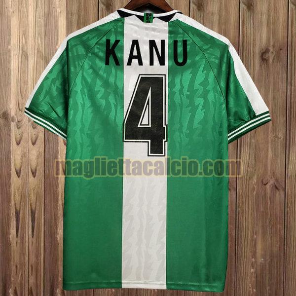 maglia kanu 4 nigeria verde prima 1996