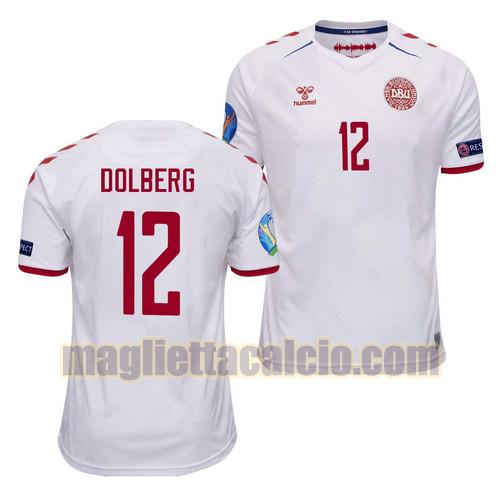 maglia kasper dolberg 12 denmark uomo seconda 2021-2022