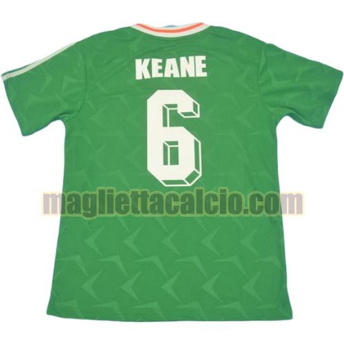 maglia keane 6 irlanda uomo prima divisa 1990-1992
