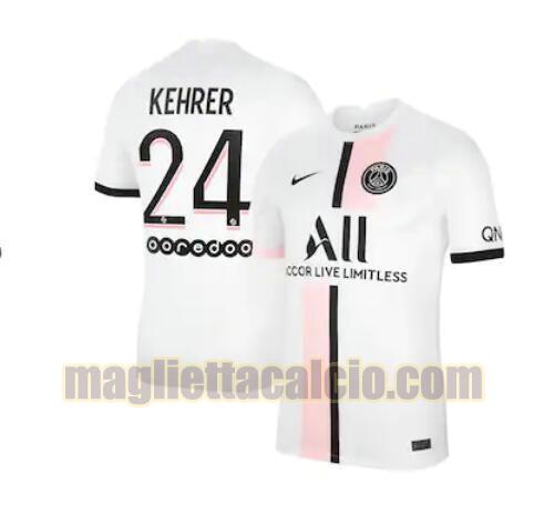 maglia kehrer 24 paris saint germain uomo seconda 2021-2022
