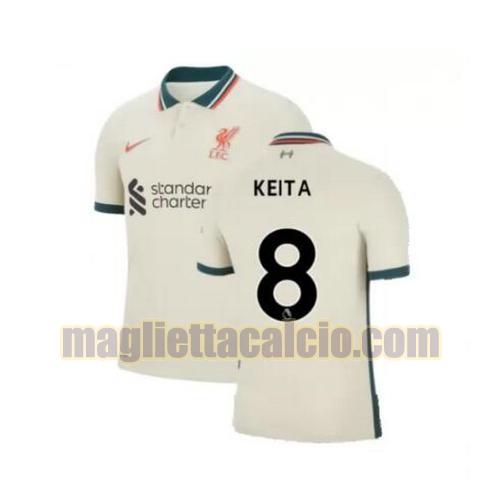 maglia keita 8 liverpool uomo seconda 2021-2022