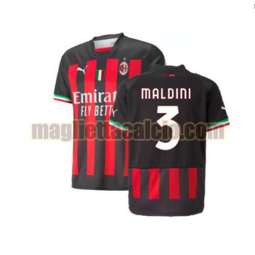 maglia kids) (maldini 3 ac milan uomo prima 2022-2023