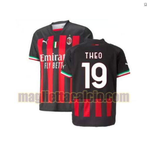 maglia kids) (theo 19 ac milan uomo prima 2022-2023