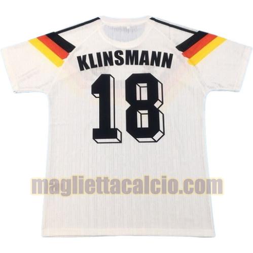 maglia klinsmann 18 germania uomo prima divisa 1990