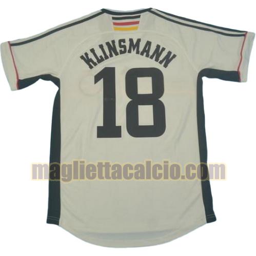 maglia klinsmann 18 germania uomo prima divisa coppa del mondo 1998