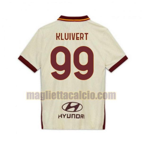 maglia kluivert 99 as roma uomo seconda 2020-2021
