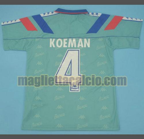 maglia koeman 4 barcellona uomo seconda divisa 1992-1995
