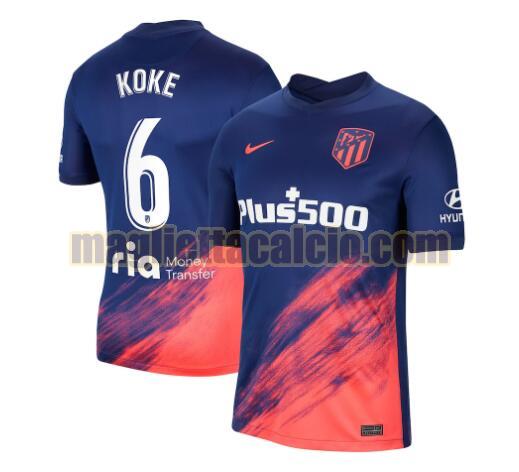 maglia koke 6 atletico madrid uomo seconda 2021-2022