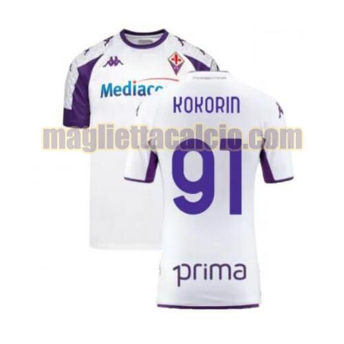 maglia kokorin 91 fiorentina uomo seconda 2021-2022