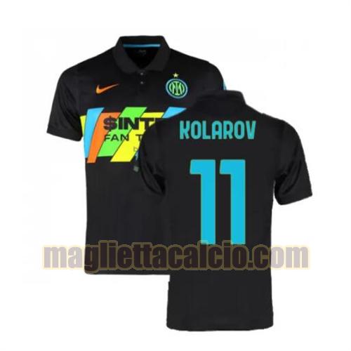 maglia kolarov 11 inter milan uomo terza 2021-2022