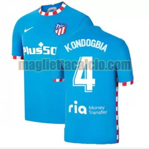 maglia kondogbia 4 atletico madrid uomo terza 2021-2022