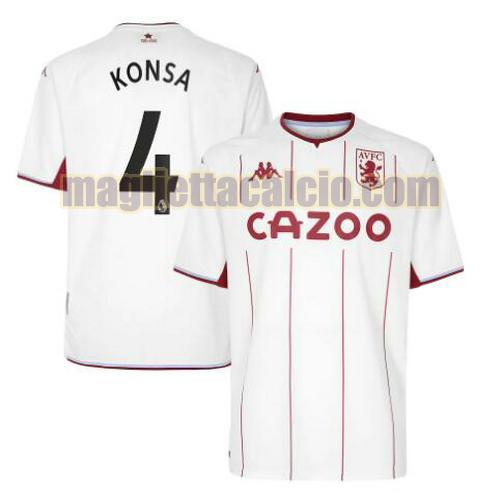 maglia konsa 4 aston villa uomo seconda 2021-2022