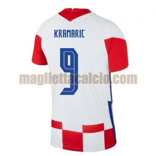 maglia kramaric 9 croazia uomo prima 2020-2021