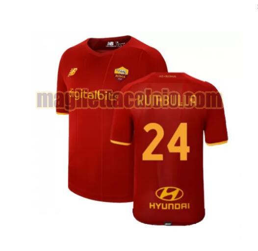 maglia kumbulla 24 as roma uomo prima 2021-2022