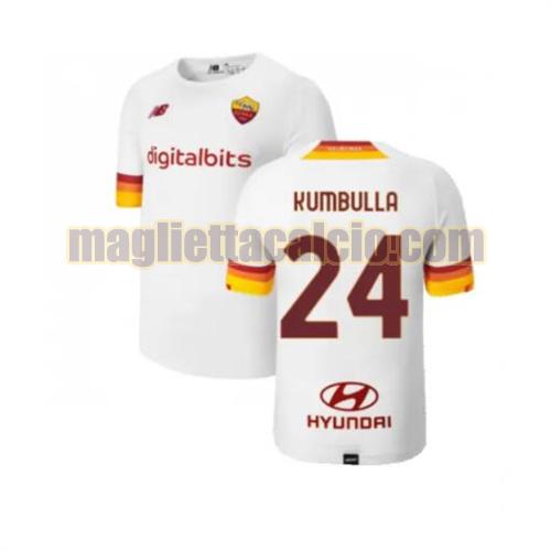 maglia kumbulla 24 as roma uomo seconda 2021-2022