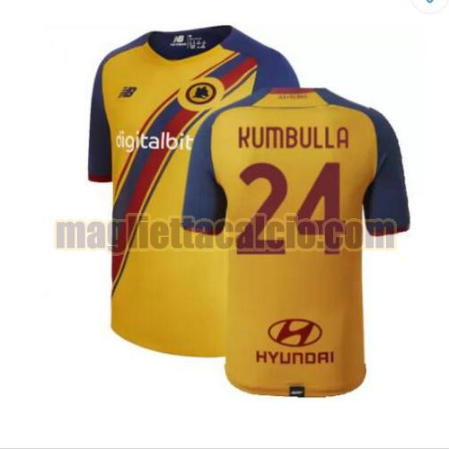 maglia kumbulla 24 as roma uomo terza 2021-2022