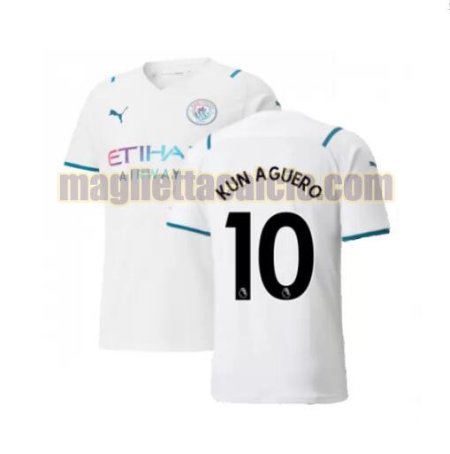 maglia kun aguero 10 manchester city uomo seconda 2021-2022