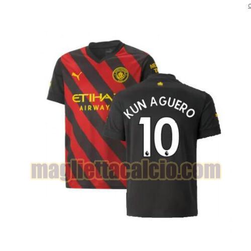 maglia kun aguero 10 manchester city uomo seconda 2022-2023