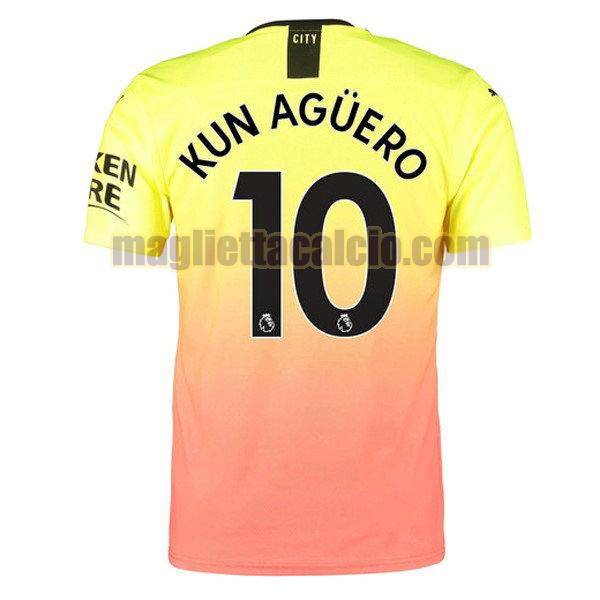 maglia kun aguero 10 manchester city uomo terza divise 2019-2020