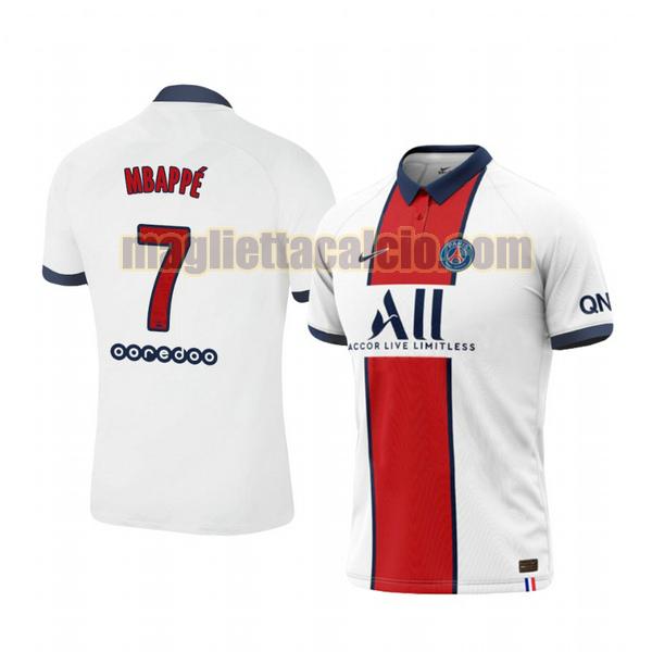 maglia kylian mbappe 7 paris saint germain uomo seconda 2020-2021