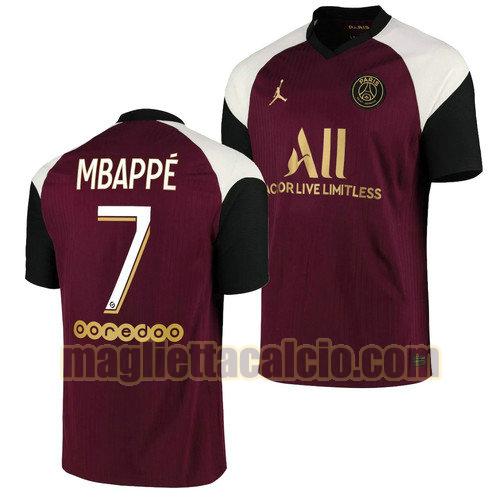 maglia kylian mbappe 7 paris saint germain uomo terza 2020-2021