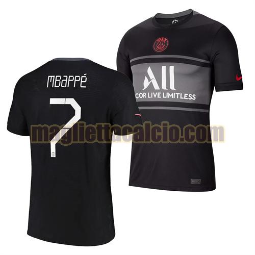 maglia kylian mbappe 7 paris saint germain uomo terza 2021-2022