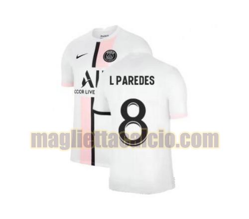 maglia l paredes 8 paris saint germain uomo seconda 2021-2022